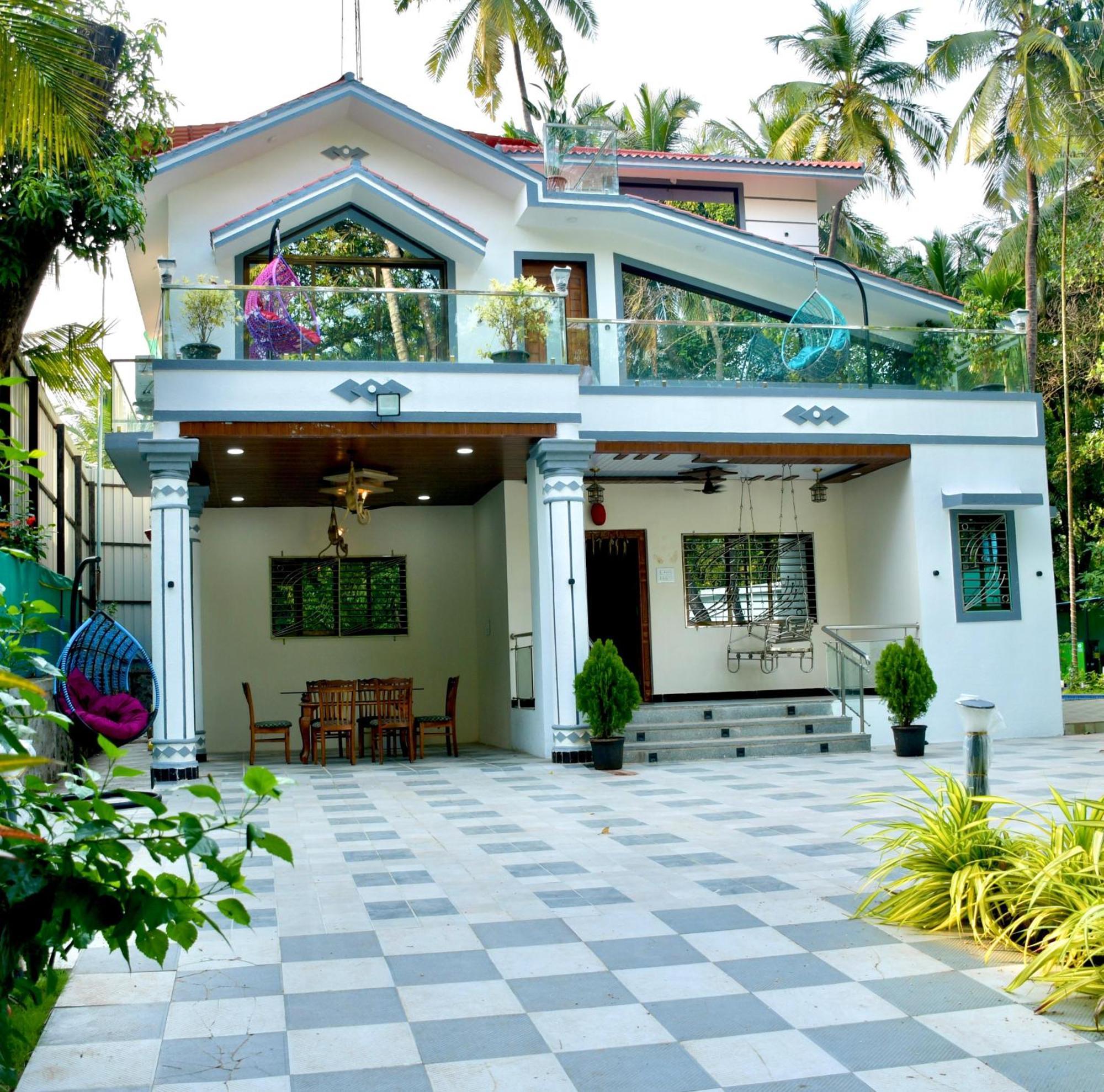 אליבג Seas The Day Luxurious 5Bhk Villa 2Min From Awas Beach With Huge Private Pool מראה חיצוני תמונה