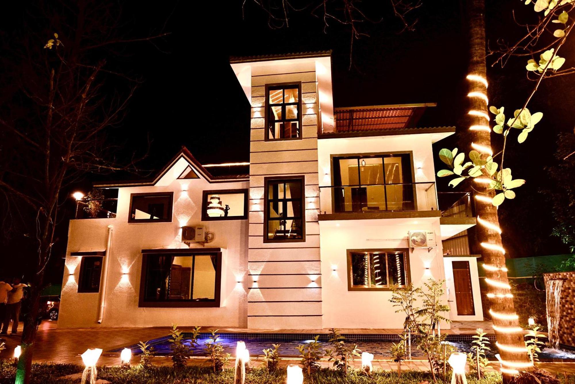 אליבג Seas The Day Luxurious 5Bhk Villa 2Min From Awas Beach With Huge Private Pool מראה חיצוני תמונה
