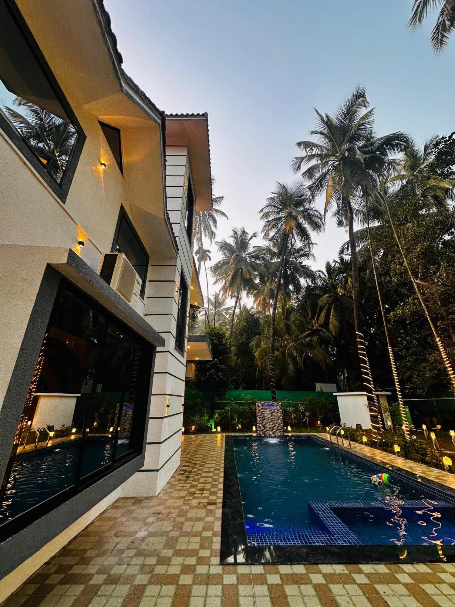 אליבג Seas The Day Luxurious 5Bhk Villa 2Min From Awas Beach With Huge Private Pool מראה חיצוני תמונה
