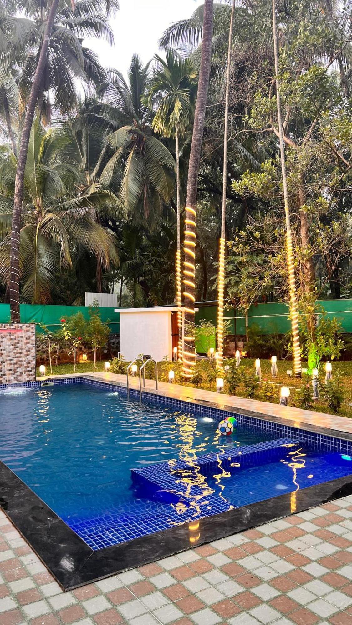 אליבג Seas The Day Luxurious 5Bhk Villa 2Min From Awas Beach With Huge Private Pool מראה חיצוני תמונה