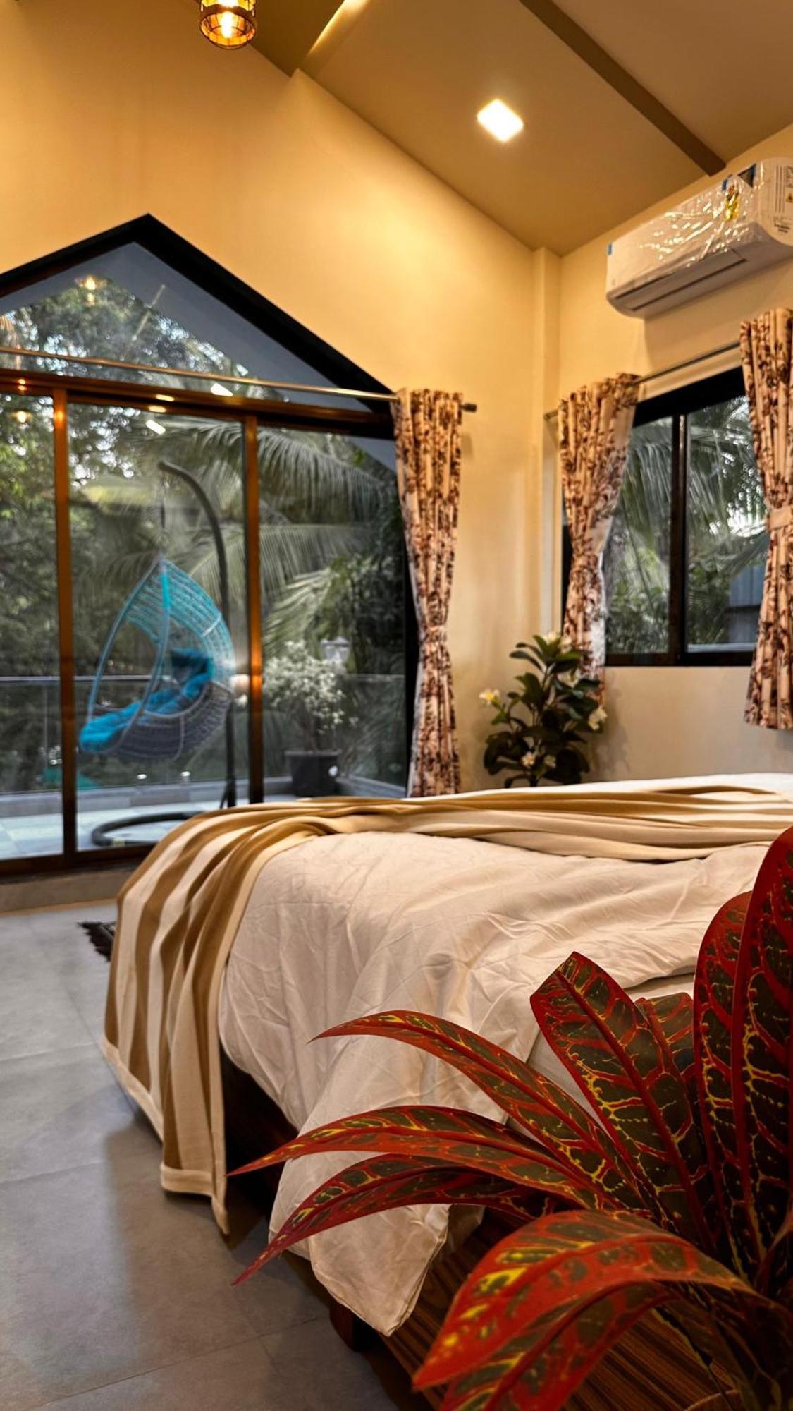 אליבג Seas The Day Luxurious 5Bhk Villa 2Min From Awas Beach With Huge Private Pool מראה חיצוני תמונה