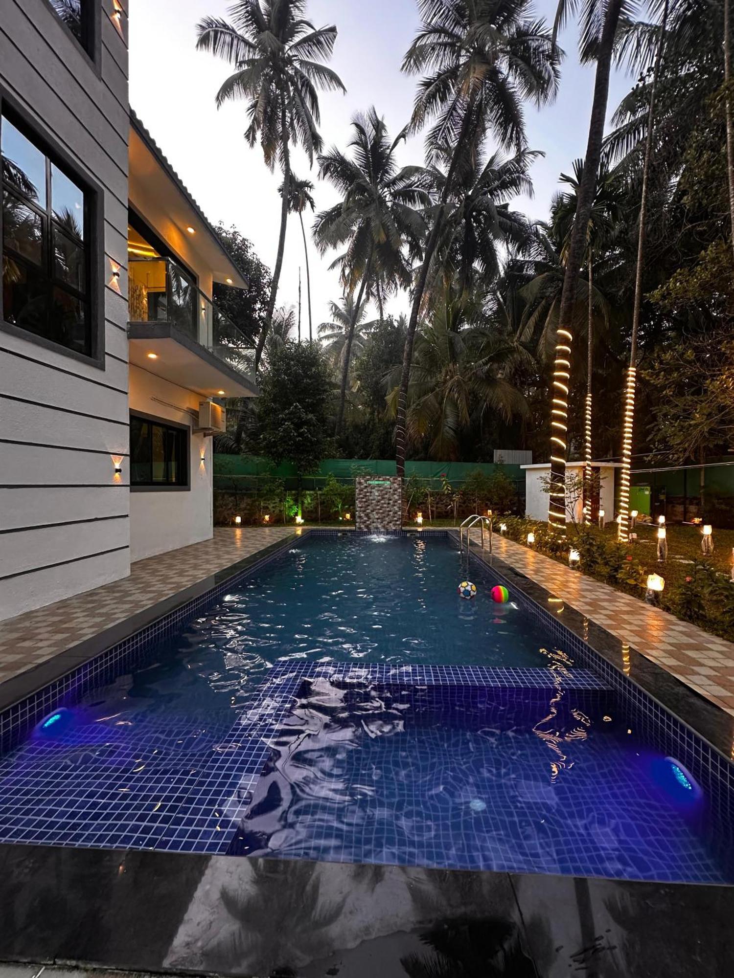 אליבג Seas The Day Luxurious 5Bhk Villa 2Min From Awas Beach With Huge Private Pool מראה חיצוני תמונה
