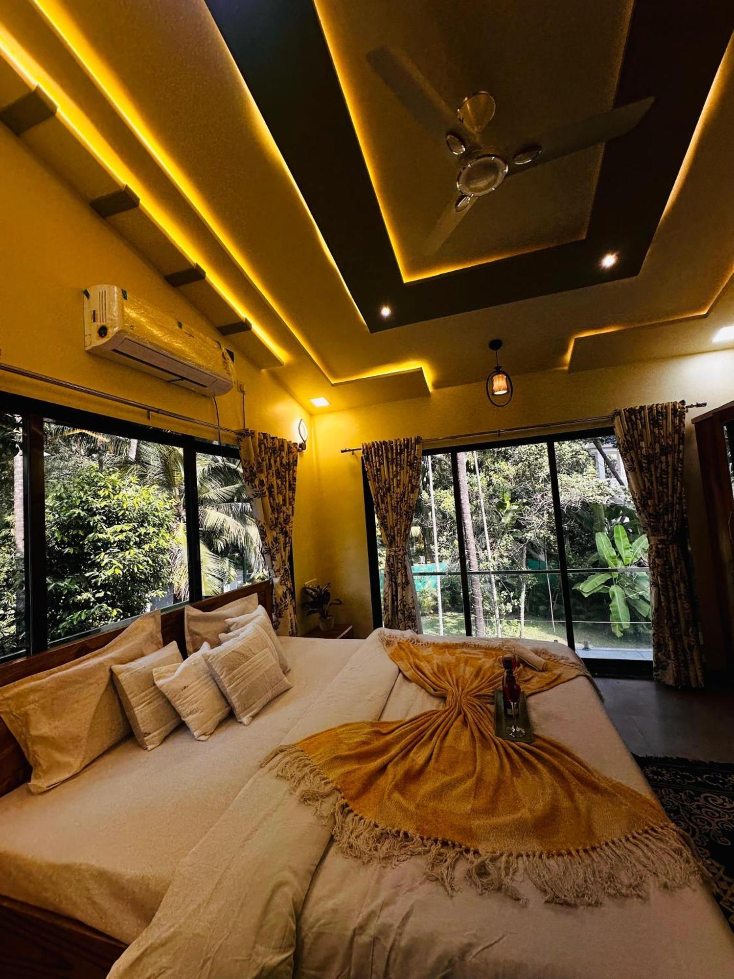 אליבג Seas The Day Luxurious 5Bhk Villa 2Min From Awas Beach With Huge Private Pool מראה חיצוני תמונה