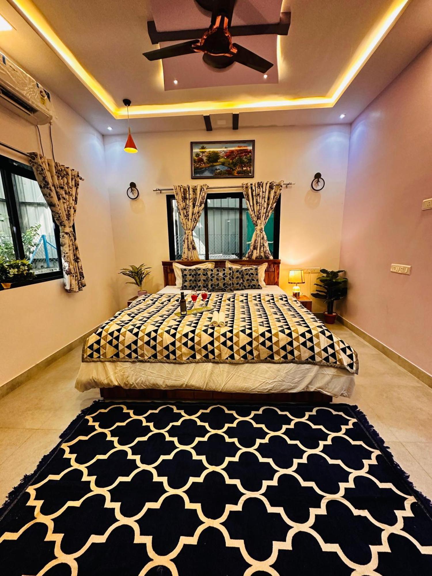 אליבג Seas The Day Luxurious 5Bhk Villa 2Min From Awas Beach With Huge Private Pool מראה חיצוני תמונה