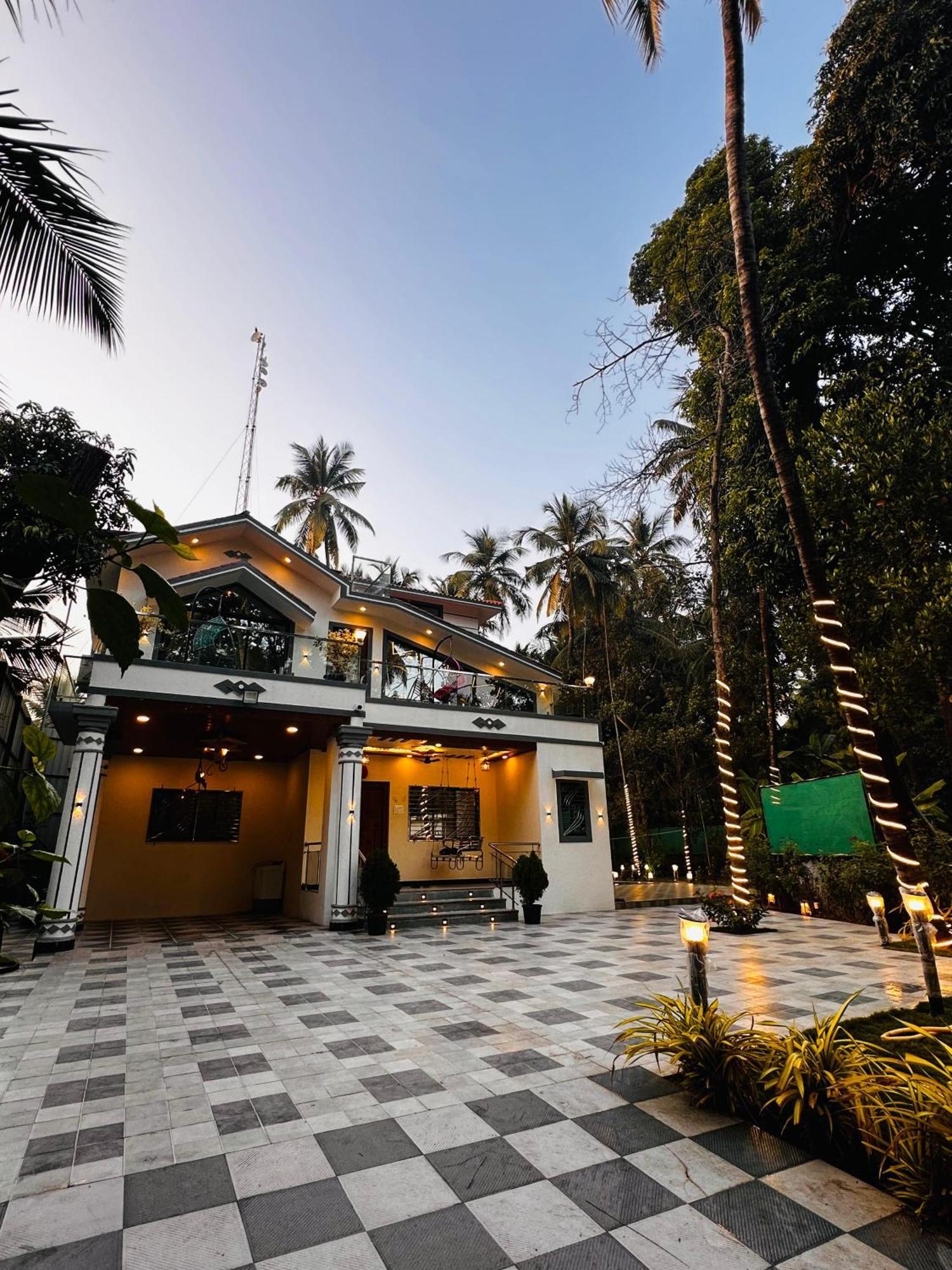 אליבג Seas The Day Luxurious 5Bhk Villa 2Min From Awas Beach With Huge Private Pool מראה חיצוני תמונה
