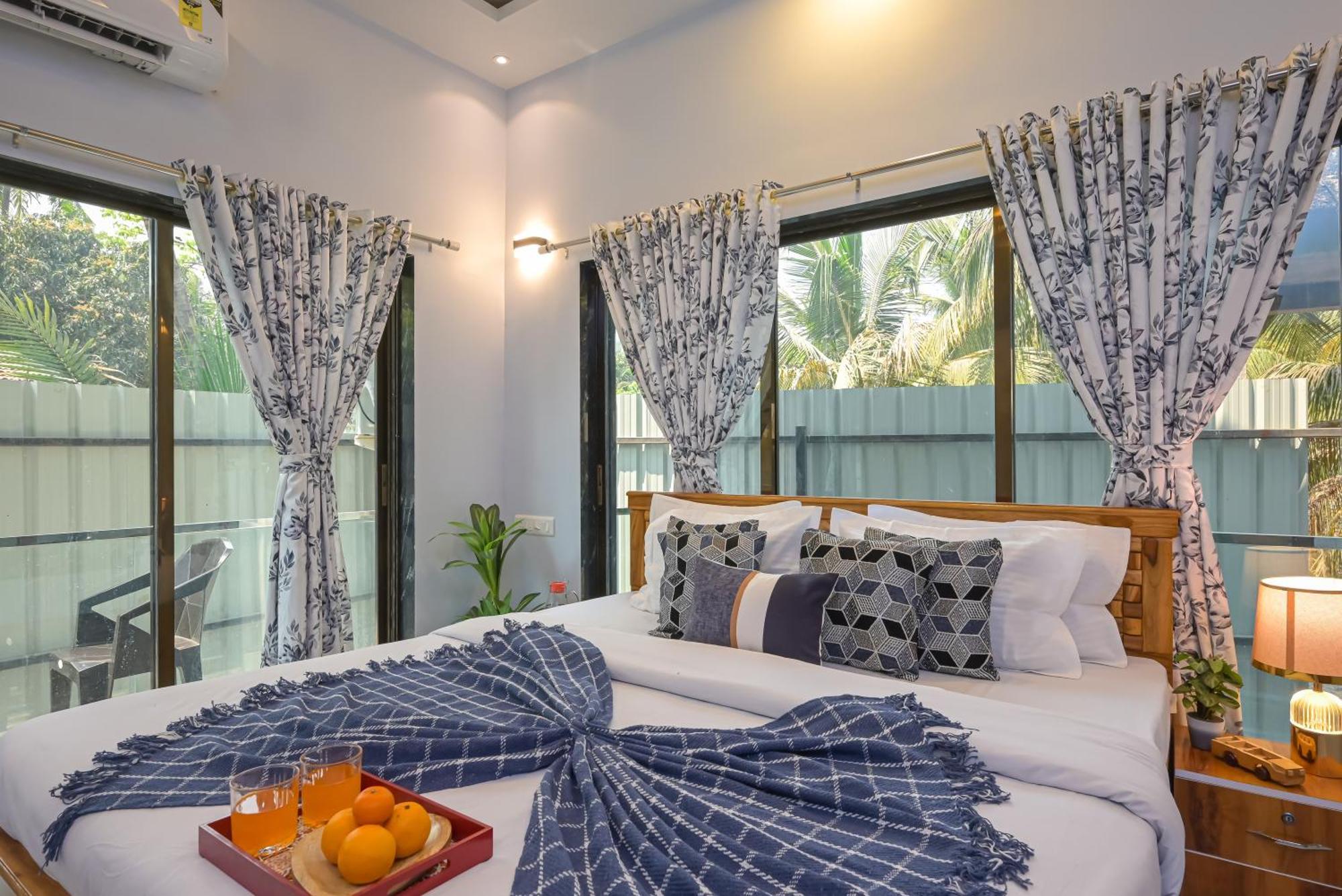 אליבג Seas The Day Luxurious 5Bhk Villa 2Min From Awas Beach With Huge Private Pool מראה חיצוני תמונה