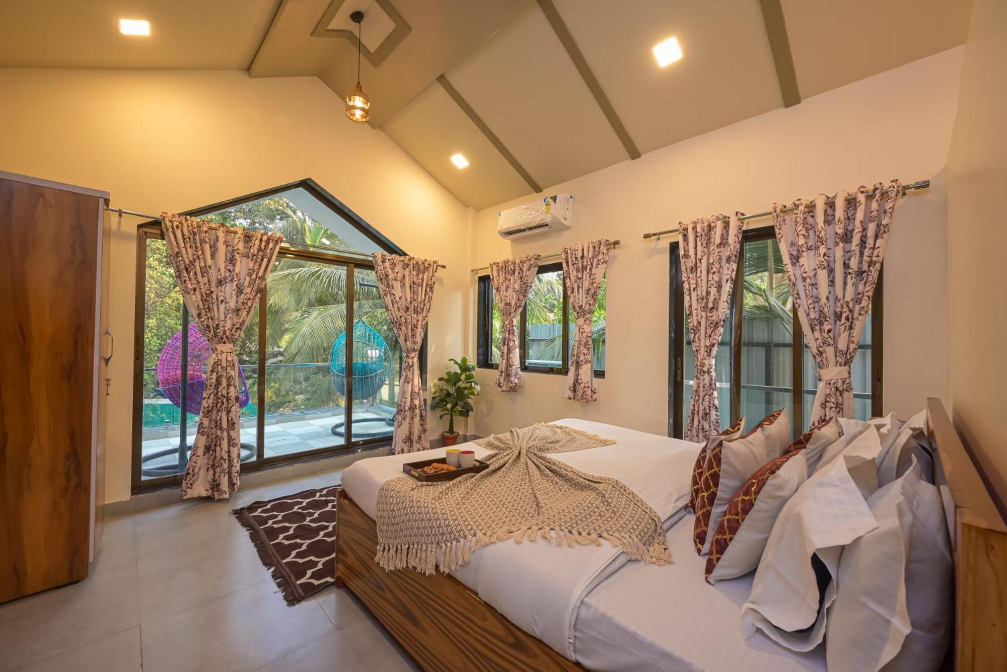 אליבג Seas The Day Luxurious 5Bhk Villa 2Min From Awas Beach With Huge Private Pool מראה חיצוני תמונה