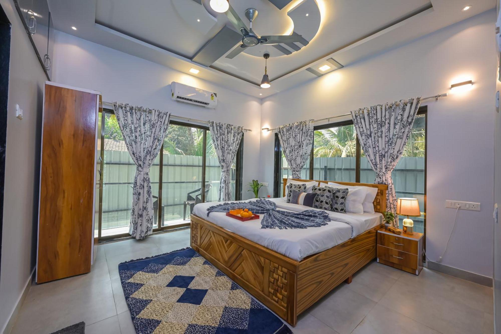 אליבג Seas The Day Luxurious 5Bhk Villa 2Min From Awas Beach With Huge Private Pool מראה חיצוני תמונה
