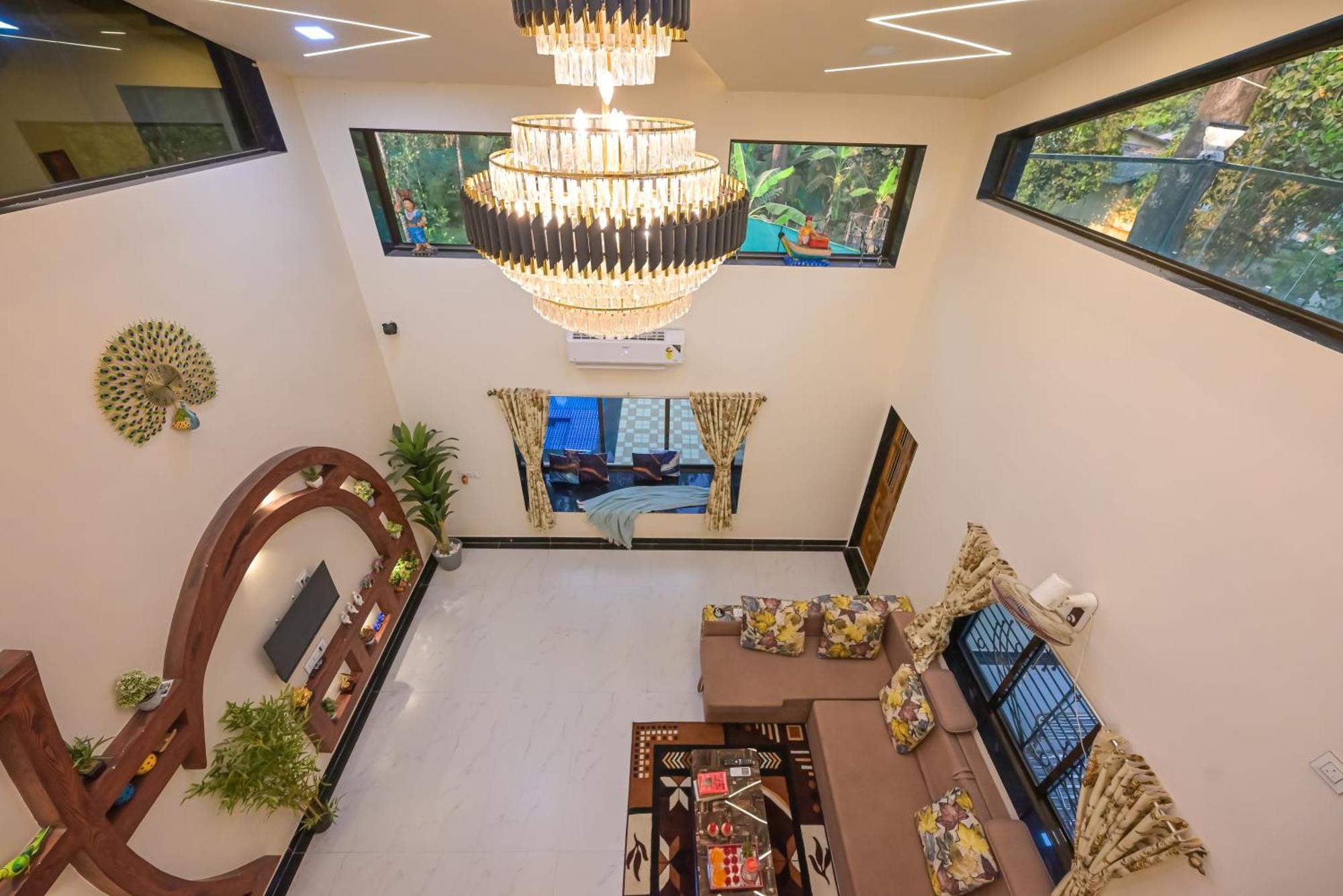 אליבג Seas The Day Luxurious 5Bhk Villa 2Min From Awas Beach With Huge Private Pool מראה חיצוני תמונה