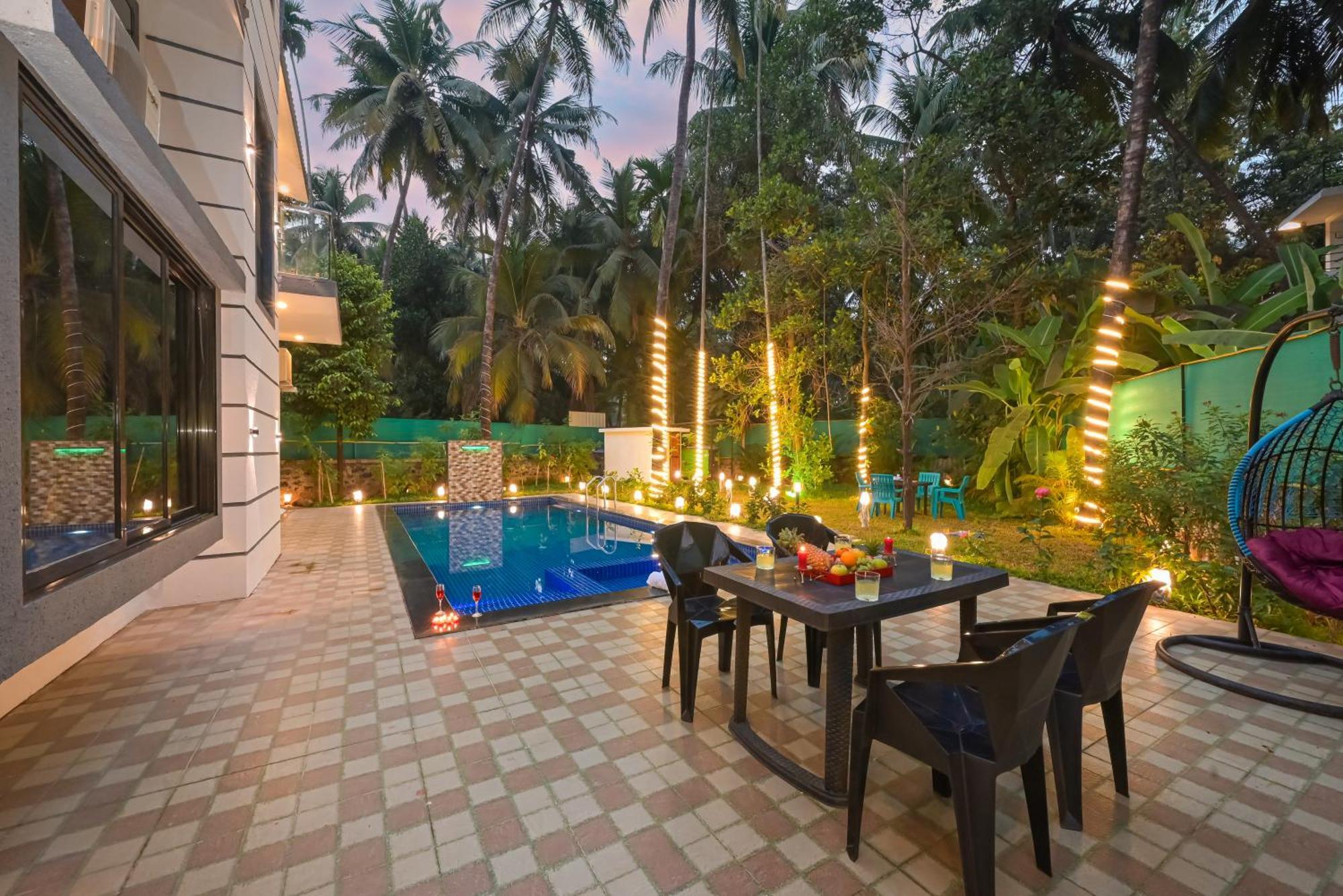 אליבג Seas The Day Luxurious 5Bhk Villa 2Min From Awas Beach With Huge Private Pool מראה חיצוני תמונה