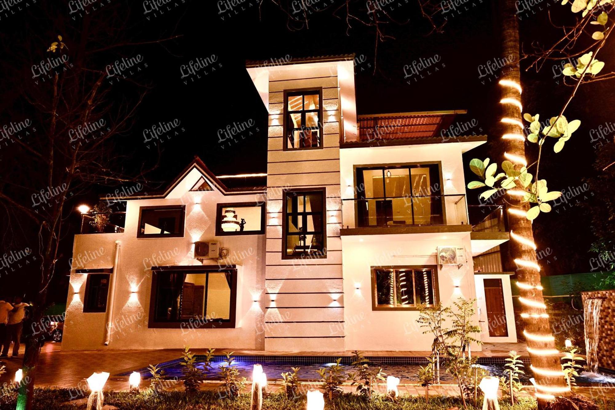 אליבג Seas The Day Luxurious 5Bhk Villa 2Min From Awas Beach With Huge Private Pool מראה חיצוני תמונה