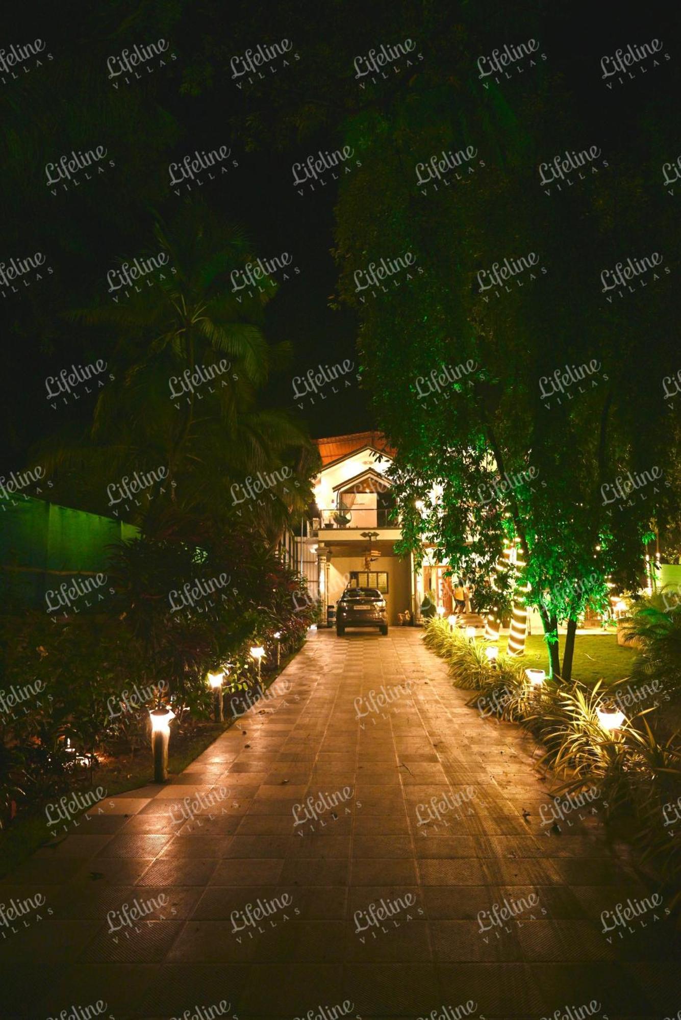 אליבג Seas The Day Luxurious 5Bhk Villa 2Min From Awas Beach With Huge Private Pool מראה חיצוני תמונה